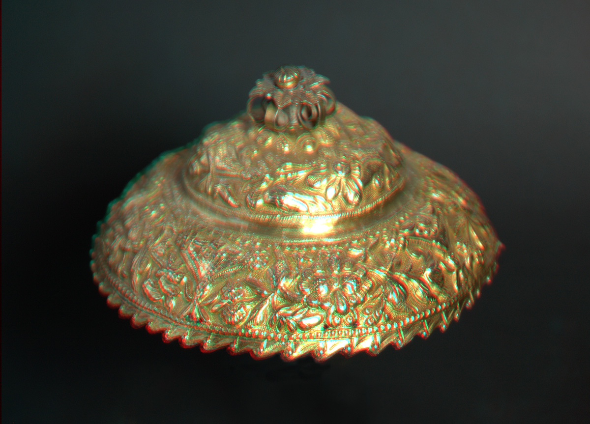 Τεπελίκι συρματερό (έκθεμα 14 από προθήκη με κοσμήματα αίθουσας Κεντρικής και Ανατολικής Μακεδονίας)