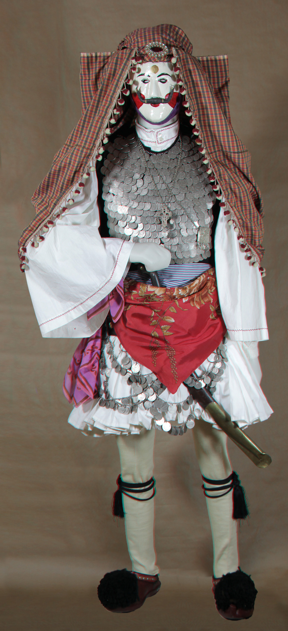 Κούκλα με φορεσιά «Γιανίτσαρου» από τη Νάουσα Ν. Ημαθίας 